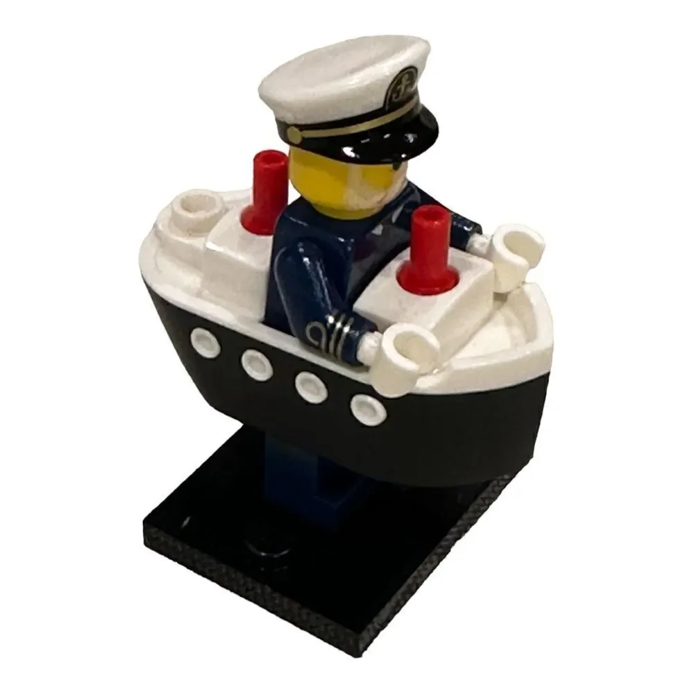 Lego Series 23 Minifigure 71034 FERRY SHIP CAPTAIN Retired